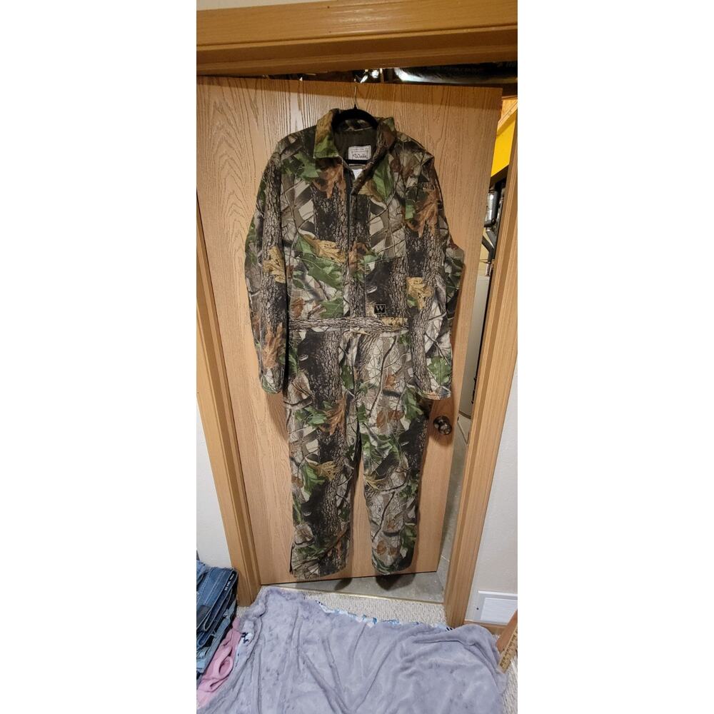 Walls Insulated Hunting Coveralls Men 2XL Realtree Camo workwear